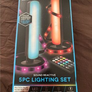 Sound Reactive 5-Piece Lighting Set